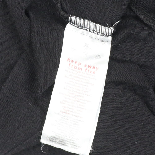 Disney Men’s Black Mickey Mouse Graphic T-Shirt XL