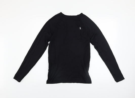 Atmosphere Women’s Black Long Sleeve Workout Top Size M Slim Fit