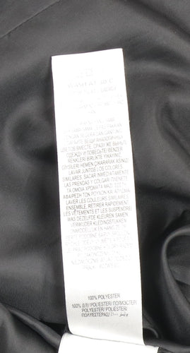 Marks and Spencer Womens Black Long Trench Coat Size 10