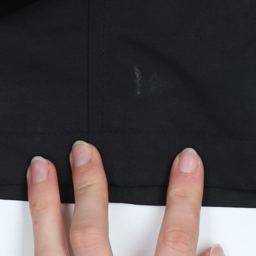 Marks and Spencer Womens Black Long Trench Coat Size 10