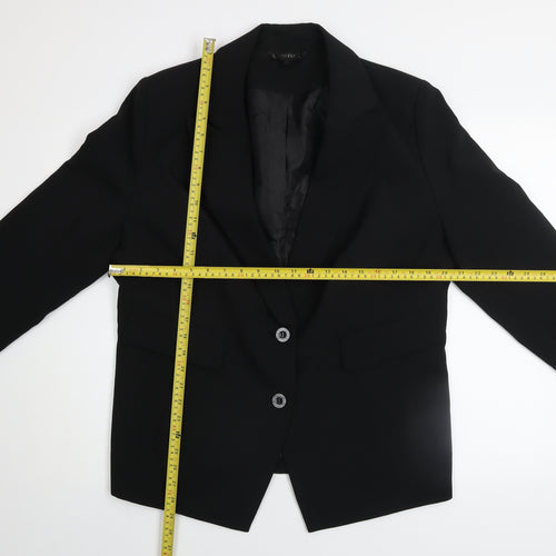 Bodyflirt Womens Black Polyester Blazer Jacket Size 20 Regular