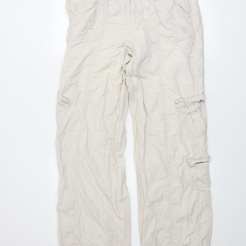 BDG Urban Outfitters Women Beige Y2K Cargo Trousers L Cotton