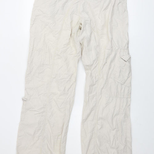 BDG Urban Outfitters Women Beige Y2K Cargo Trousers L Cotton