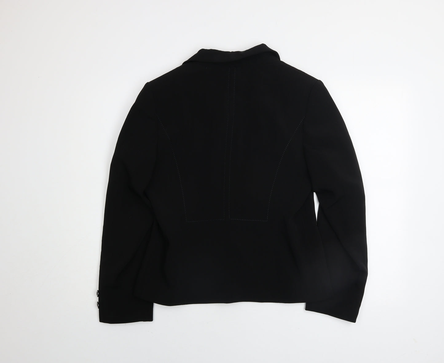 Marks and Spencer Women's Black Size 14 Tailored Blazer Jacket