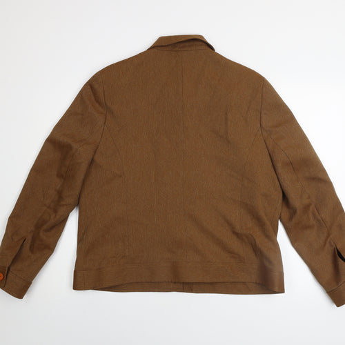 Slimma Women’s Brown Polyester Lined Short Jacket Size 18