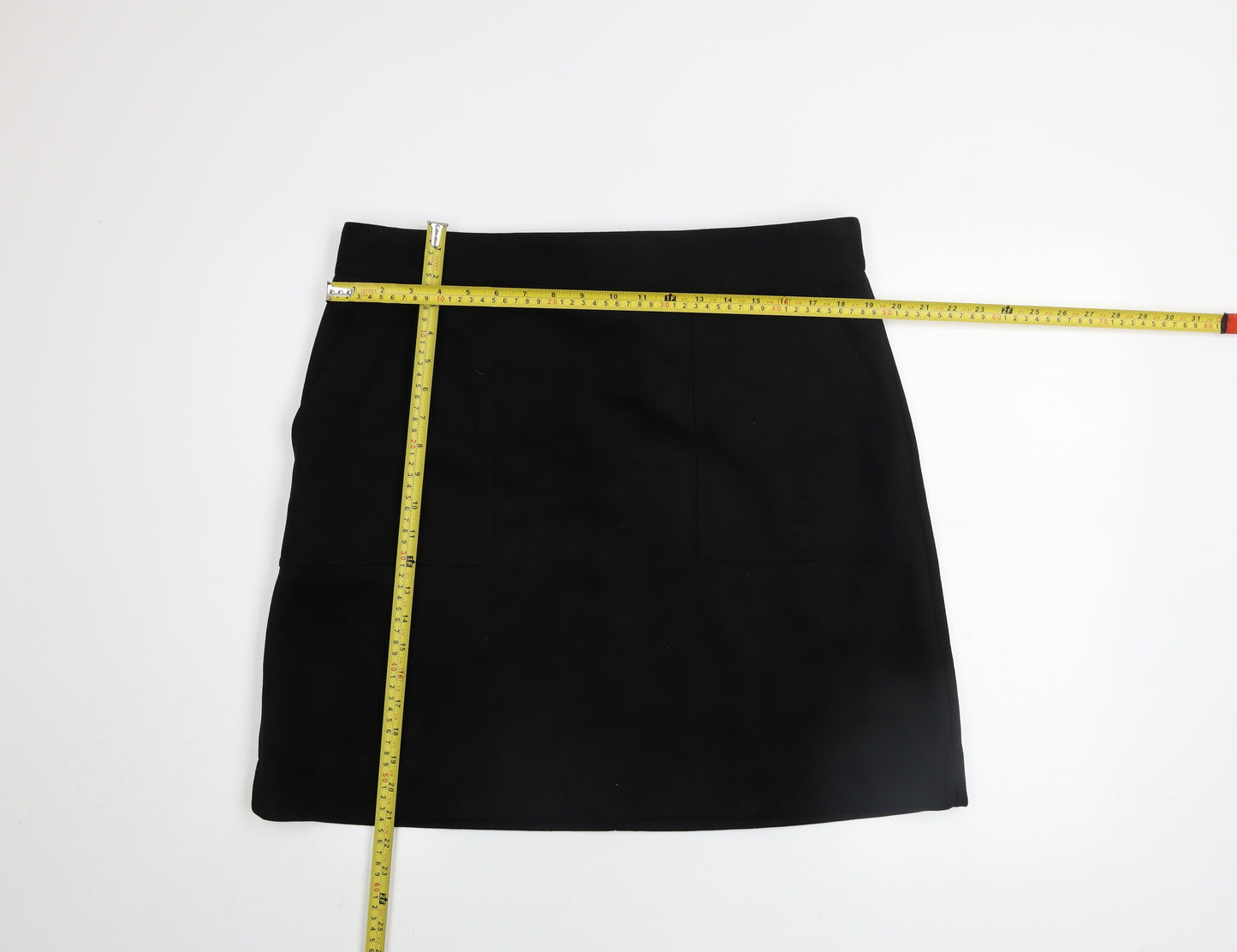 Marks and Spencer Women Black Size 18 Long Pencil Skirt