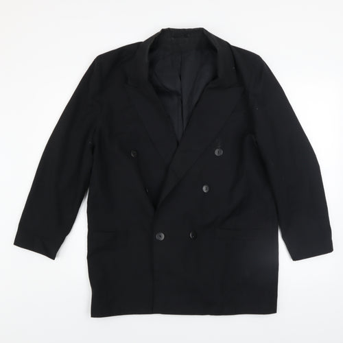 Dorothy Perkins Women’s Black Size 14 Double Breasted Blazer Jacket