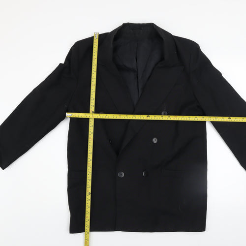 Dorothy Perkins Women’s Black Size 14 Double Breasted Blazer Jacket
