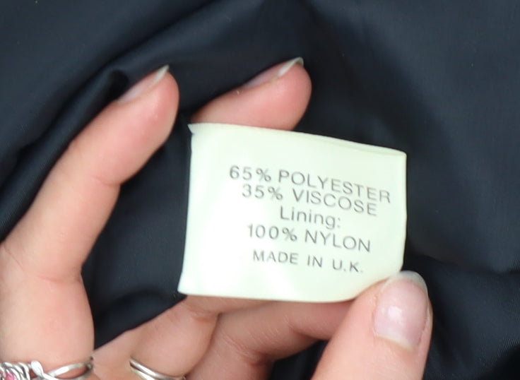 Dorothy Perkins Women’s Black Size 14 Double Breasted Blazer Jacket