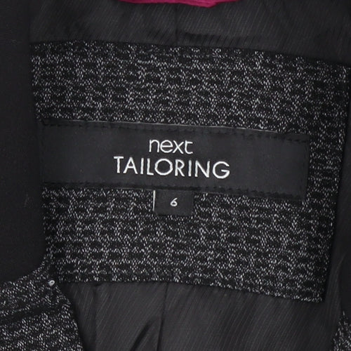 Next Women Grey Tailoring Classic Blazer Size 6 Single-Breasted