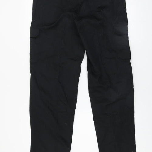 Black Knight Men's Black Cargo Work Trousers Size 32 Regular