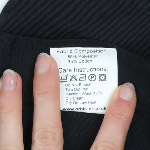 Black Knight Men's Black Cargo Work Trousers Size 32 Regular