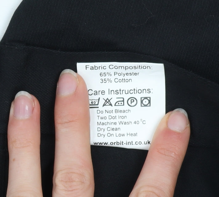 Black Knight Men's Black Cargo Work Trousers Size 32 Regular