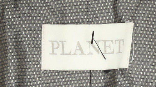 Planet Women's Grey Classic Blazer UK 16 Formal Work Jacket