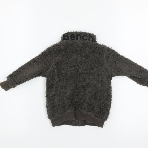 Bench Unisex Baby Brown 6-12 Months Fleece Zip Jacket – Soft & Lined