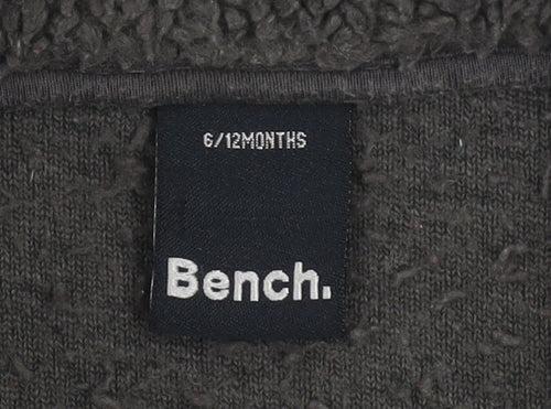 Bench Unisex Baby Brown 6-12 Months Fleece Zip Jacket – Soft & Lined