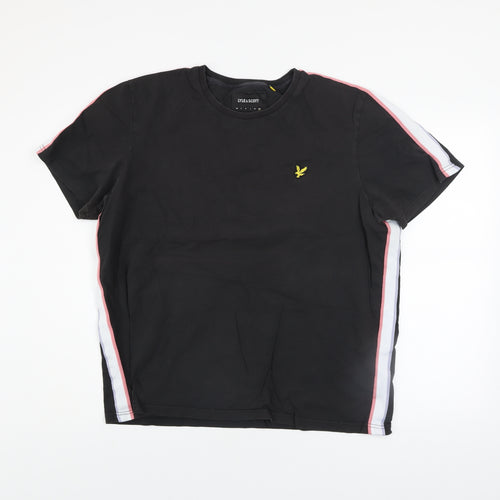 Lyle & Scott Men's Black XL Crew Neck Cotton T-Shirt