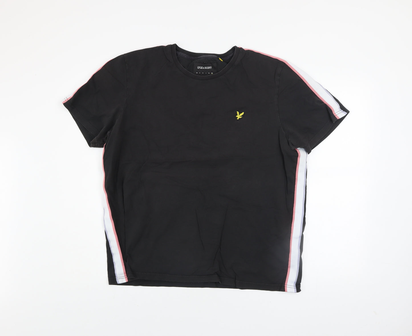 Lyle & Scott Men's Black XL Crew Neck Cotton T-Shirt