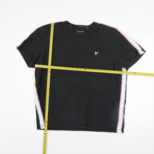 Lyle & Scott Men's Black XL Crew Neck Cotton T-Shirt