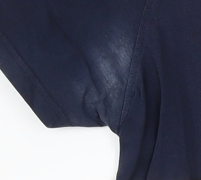 Mountain Warehouse Men Blue Graphic Mountain Print T-Shirt L