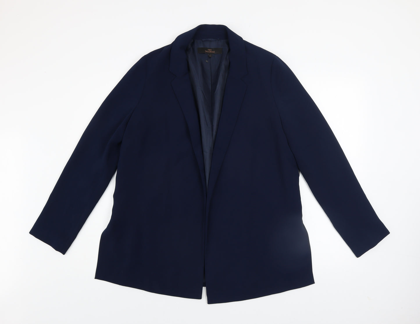 Next Women’s Blue Tailoring Blazer Size 12 Regular Fit Jacket