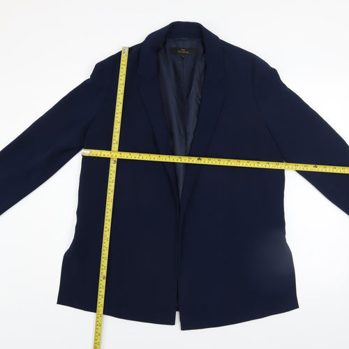 Next Women’s Blue Tailoring Blazer Size 12 Regular Fit Jacket