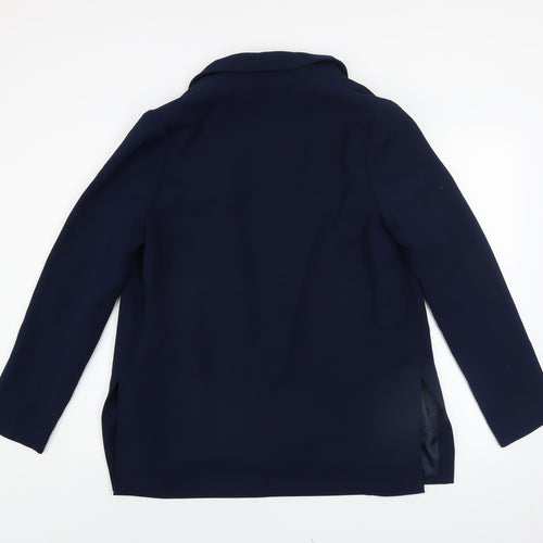 Next Women’s Blue Tailoring Blazer Size 12 Regular Fit Jacket