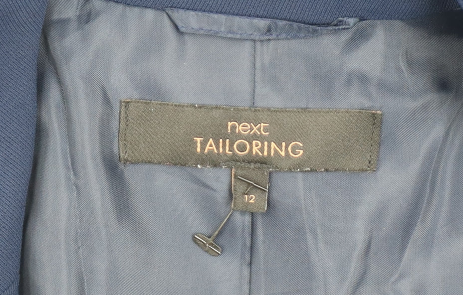 Next Women’s Blue Tailoring Blazer Size 12 Regular Fit Jacket
