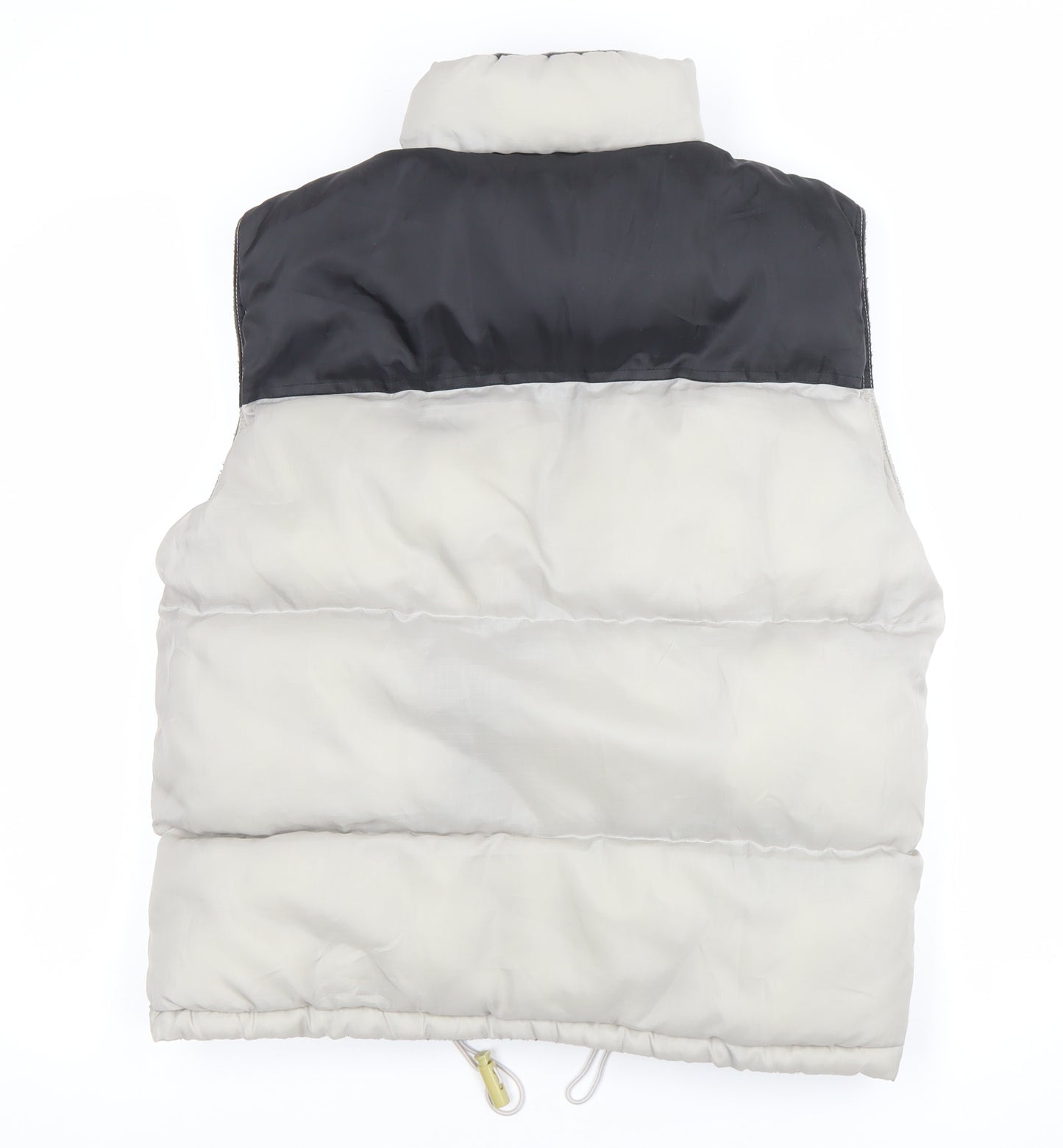 Richard Chang Boys Grey Colourblock Puffer Gilet 12-13 Years Full Zip Winter Waistcoat
