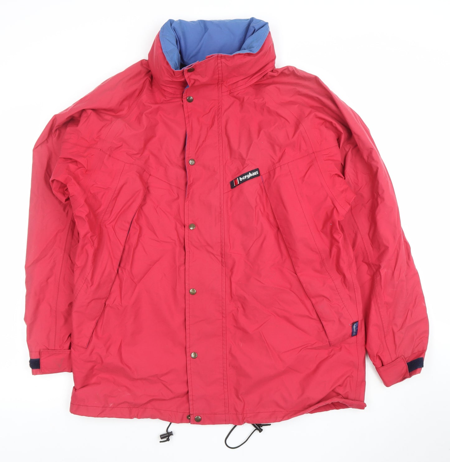 Berghaus Men's Red Parka Jacket Size M Waterproof Windproof Outdoor