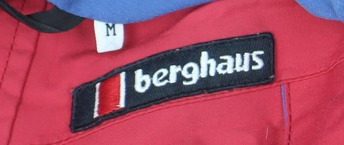 Berghaus Men's Red Parka Jacket Size M Waterproof Windproof Outdoor