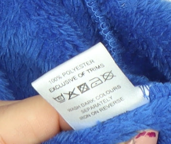 England Boys Blue Hooded Fleece Robe 11-12 Years Football Nightwear