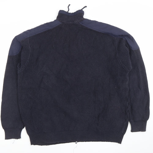 Paul & Shark Men’s Blue XL Knit 1/4 Zip Pullover Sweatshirt