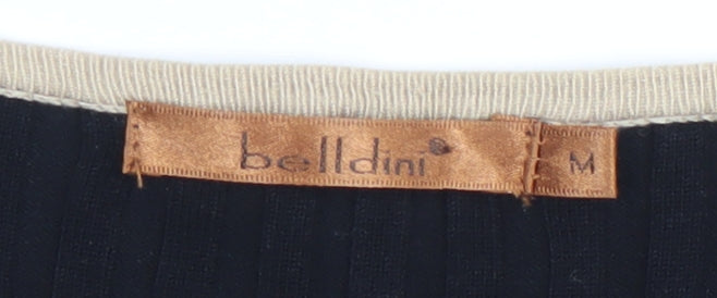 Belldini Women’s Black V-Neck Full Zip Cardigan Size M