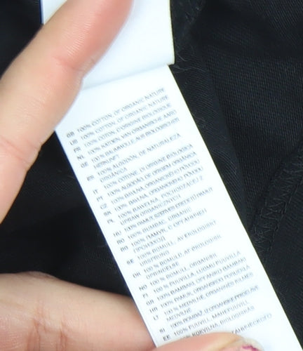 Stanley/Stella Men's Black Graphic Organic Cotton T-Shirt Size S