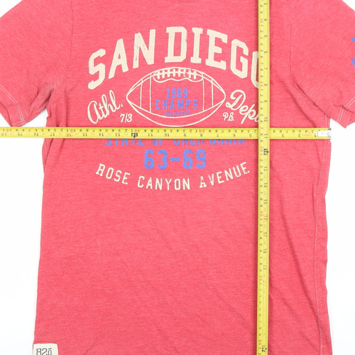 Next Men's Red San Diego Graphic T-Shirt Small Short Sleeve