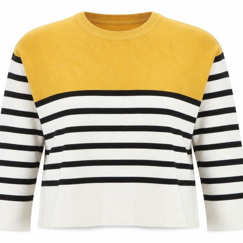New Look Women’s Multicoloured Striped Crew Neck Jumper Size L