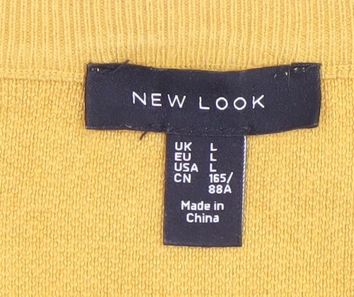 New Look Women’s Multicoloured Striped Crew Neck Jumper Size L