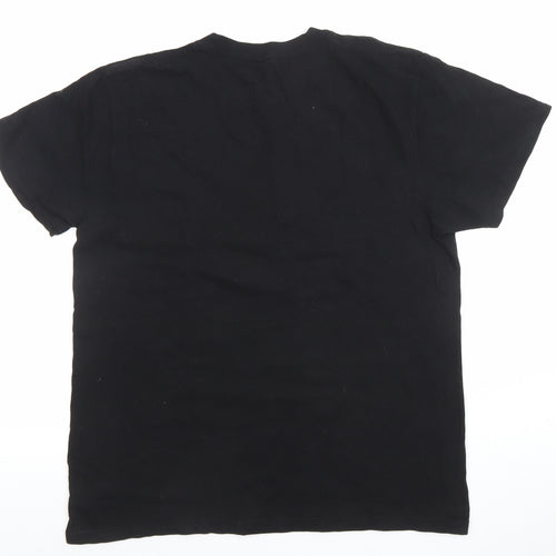 Club Men's Black Dark Souls II Graphic Cotton T-Shirt M