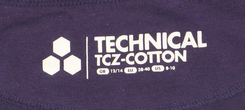 Tog 24 Womens Purple Technical Cotton 3/4 Sleeve T-Shirt Size 12
