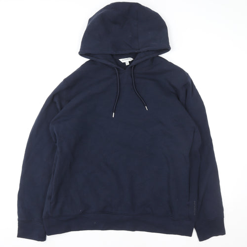 Marks and Spencer Men's Blue 3XL Pullover Hoodie