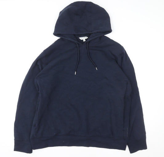 Marks and Spencer Men's Blue 3XL Pullover Hoodie
