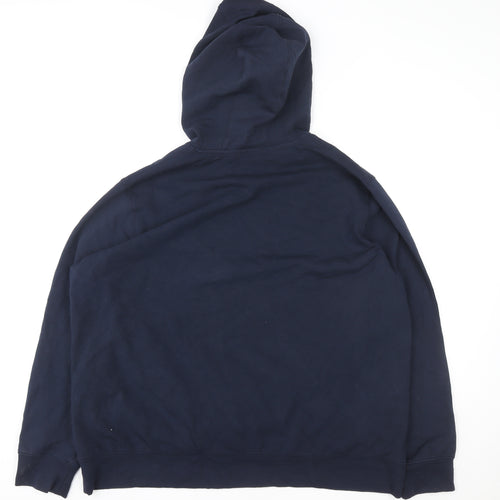 Marks and Spencer Men's Blue 3XL Pullover Hoodie