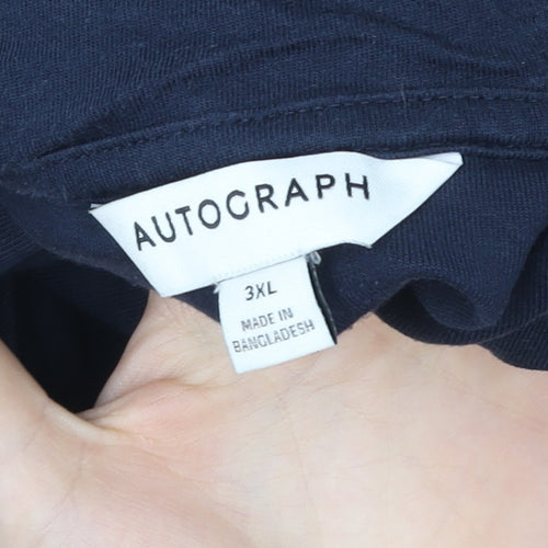 Marks and Spencer Men's Blue 3XL Pullover Hoodie