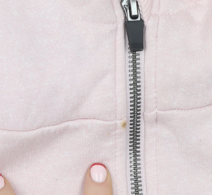 Lucy Mecklenburgh Very Womens Pink 1/2 Zip Hoodie Size M