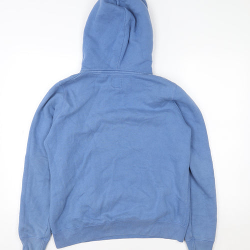 Jack Wills Women's Blue Pullover Hoodie Size 14 Cotton Blend
