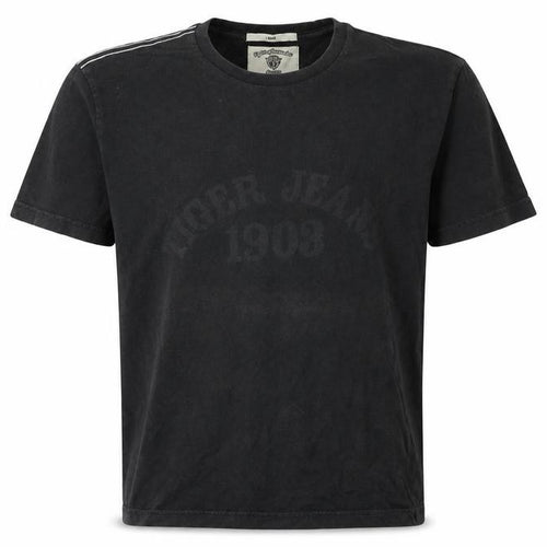 Tiger of Sweden Men's Black Cotton Crew Neck Logo T-Shirt Size L