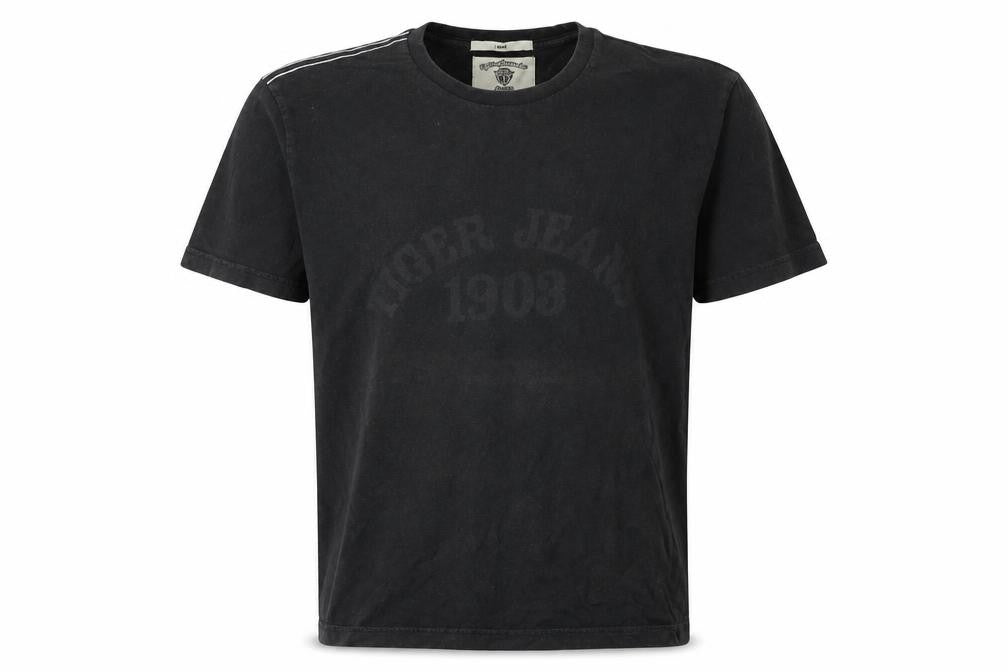 Tiger of Sweden Men's Black Cotton Crew Neck Logo T-Shirt Size L