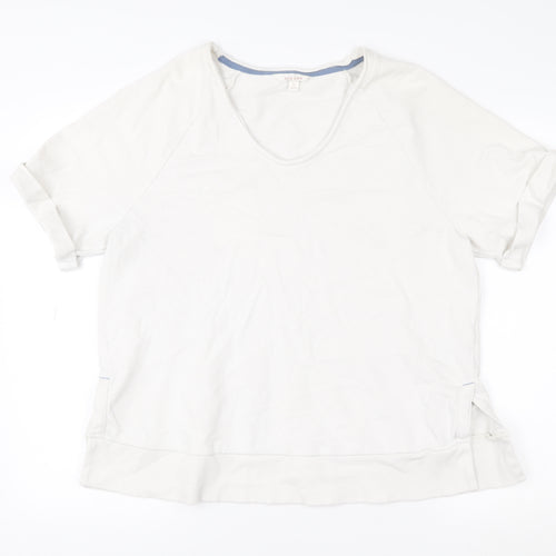 Marks and Spencer Per Una Women White Medium Pullover Sweatshirt