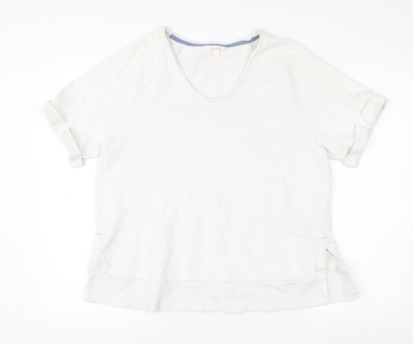 Marks and Spencer Per Una Women White Medium Pullover Sweatshirt